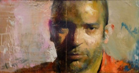«Πορτρέτο» 2001, λάδι σε καμβά, 29,5 Χ 55 εκ., αρ. κτ. 2236