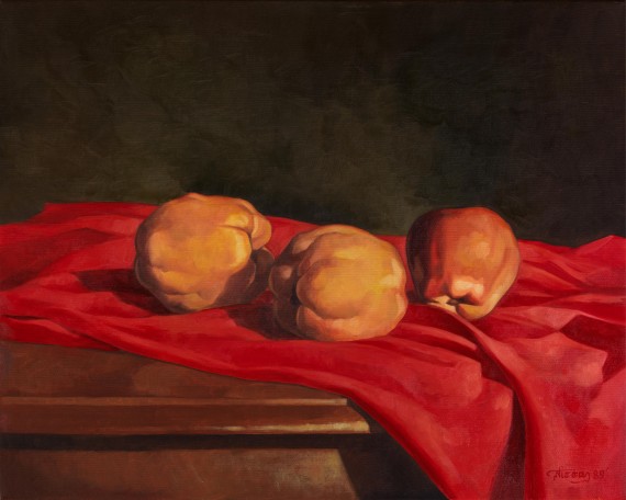 «Κυδώνια-μήλο» 1989, λάδι σε καμβά, 40 Χ 50 εκ., αρ. κτ. 15