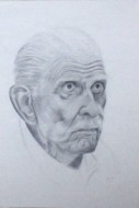 «Προσωπογραφία Κωνσταντινίδης» μολύβι σε χαρτί, 50 Χ 32,5 εκ., αρ. κτ. 1218