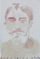 «Marcel Proust» λάδι σε καμβά, 18 Χ 12 εκ., αρ. κτ. 1303