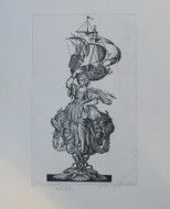 «Καρυάτιδα» 2013, χαλκογραφία 3/20, 49,5 Χ 32 εκ., αρ. κτ. 1931