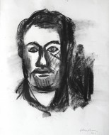 Προσωπογραφία, 2010, κάρβουνο σε χαρτί, 50 x 40 εκ., αρ. κτ. 3153