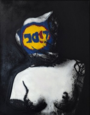 Aphrolidl, 2019, spray σε καμβά 90 x 70  αρ. κτήσης 3224 