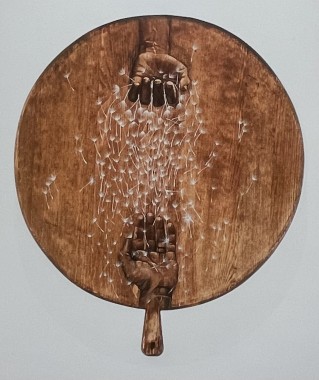 Ημέρα Τρίτη, 2004, Λάδι σε ξύλο, 69 Χ 59 εκ., αρίθμ. κτήσης 4257