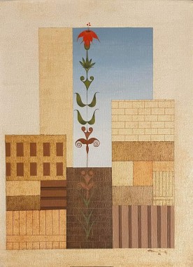 Άτιτλο, 1980, λάδι σε καμβά, 40 Χ 30 εκ., αρίθμ. κτήσης 3945