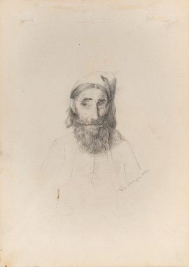 Σχέδιο ανδρός, Μολύβι σε χαρτί, 25.6 x 18.5 εκ., αρ. κτ. 4061