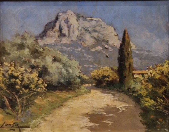 Τοπίο, λάδι σε χαρτόνι, 19 x 24 εκ., αρ. κτ. 4347