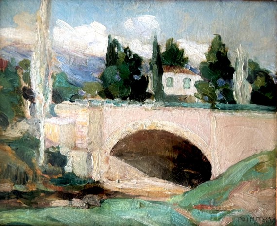 Τοπίο, 1925, λάδι σε ξύλο, 32 Χ 40 εκ., αρ. κτ. 4245