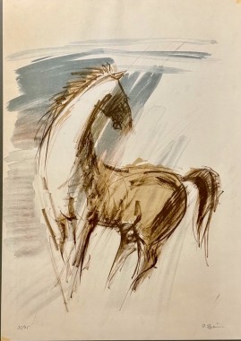 Άλογο, λιθογραφία 35/75, 72 Χ 51 εκ., αρ. κτ. 4683