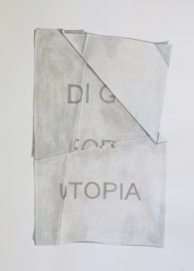 Dig for utopia, 2017, μολύβι και μελάνι σε χαρτί, 96.5 Χ 68.8 εκ., αρ. κτ. 4698