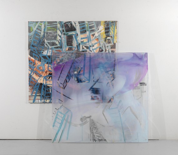 European history, 2019, ακρυλικό σε καμβά-plexiglass, 140 Χ 150 εκ., αρ. κτ. 4704