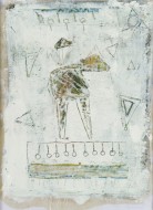 «Διπλωματική εργασία», 2011, λάδι σε χαρτί, 37,3 Χ 27,3 εκ., αρ. κτ. 916