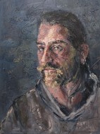 Self Portrait, 2021. Λάδι σε ξύλο, 45,2 Χ 34,4 εκ., αριθμ. κτήσης 4279