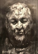 Πορτρέτο Μ.Χ., 1994. Λάδι σε χαρτί, 18 Χ 13 εκ., αριθμ. κτήσης 3914
