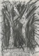 Τα δένδρα, 2002, κάρβουνο σε χαρτί, 29.6 x 21.1 εκ., αρ. κτ. 4430