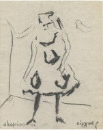 Ο φίλος μου ο Κίρχνερ, 2006, κάρβουνο σε χαρτί, 25.1 x 20 εκ., αρ. κτ. 4435