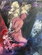 Εγκλεισμοί, 2012-2013, ακρυλικό σε καμβά, 150 x 120 εκ., αρ. κτ. 4157