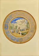 Μακέτα της Serves, Ακουαρέλα σε χαρτί, Διάμετρος 22.4, αρ.κτ. 4533