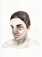 Ατιτλο, 2014, ακουαρέλα σε χαρτί, 22 x 16 εκ., αρ. κτ. 2053