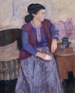 Το κομπολόι, μικτή τεχνική σε χαρτί, 37.5 x 30.5 εκ., αρ. κτ. 4491