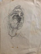 Πορτρέτο κοπέλας, μολύβι σε χαρτί, 32.5 x 25 εκ., αρ. κτ. 3735