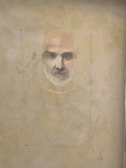 Πορτρέτο Γ.Β., 2021, αυγοτέμπερα σε χαρτόνι, 70 x 50 εκ., αρ. κτ. 3816