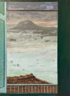 The grate fighter, 2022, αυγοτέμπερα σε χαρτόνι, 39.6 x 29.3 εκ., αρ. κτ. 4009