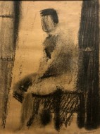 Γυμνό νέου, 1965, κάρβουνο σε χαρτί, 57.5 x 36 εκ., αρ. κτ. 3911