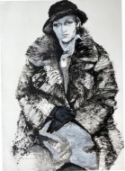 Η Τιτίκα Σάλα, 1983, μικτή τεχνική σε χαρτί, 100.3 x 65 εκ.,αρ. κτ. 4253