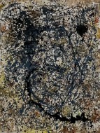 Χωρίς τίτλο, 2024, μικτή τεχνική σε καμβά, 130 x 100 εκ., αρ. κτ. 4124