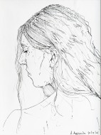 Lost, 20-12-2019, μελάνι σε χαρτί, 28 x 21 εκ., αρ. κτ. 3962