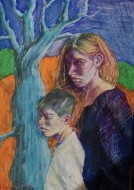 Cold world, 2019, λαδοπαστέλ σε χαρτί, 50 x 35 εκ., αρ. κτ. 4051