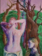 Lures, 2019, λαδοπαστέλ σε χαρτί, 70 x 50 εκ., αρ. κτ. 4053