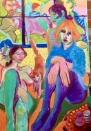 The witness of innocence, 2025, λάδι σε καμβά, 90 x 60 εκ., αρ. κτ. 4460