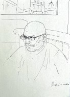 Πορτέτο Γ.Β., 6-7/11/2019, πενάκι σε χαρτί, 42 x 29.8 εκ., αρ. κτ. 4285