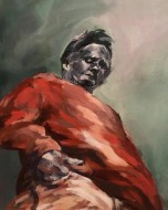 Looking down, 2019, ακρυλικό σε χαρτόνι, 40 x 30 εκ., αρ. κτ. 4344