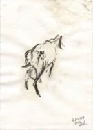 Δια πυρός, 2018, κάρβουνο σε χαρτί, 29.6 x 21 εκ., αρ. κτ. 4561