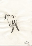 Δια πυρός, 2018, κάρβουνο σε χαρτί, 29.6 x 21 εκ., αρ. κτ. 4564