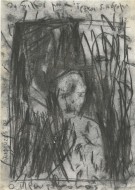 Ο πρωτόγονος, 2002, κάρβουνο σε χαρτί, 29.6 x 21.1 εκ., αρ. κτ. 4432