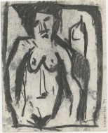 Γυναίκα, 1994, κάρβουνο σε χαρτί, 25.1 x 20 εκ., αρ. κτ. 4434