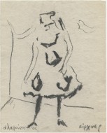 Ο φίλος μου ο Κίρχνερ, 2006, κάρβουνο σε χαρτί, 25.1 x 20 εκ., αρ. κτ. 4435