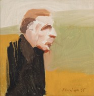 Πορτρέτο, 1985, γκουάζ σε χαρτί, 21.7 x 21.2 εκ., αρ. κτ. 4490