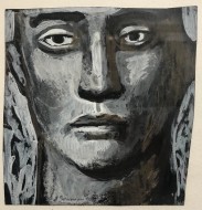 Πορτρέτο νέου, 1984, ακρυλικό σε χαρτί, 16 Χ 15 εκ., αρ. κτ. 3907