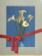 Λουλούδια με κορδέλα, 1982, μεταξωτυπία artist proof, 90 Χ 70 εκ., αρ. κτ. 4436