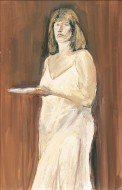 Αυτοπορτρέτο, 1996, τέμπερα σε χαρτί, 152 x 102 εκ., αρ. κτ. 4132