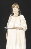 Αυτοπορτρέτο, 1999, τέμπερα σε χαρτί, 153 x 101 εκ., αρ. κτ. 4133