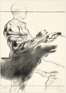 Άνδρας με σκύλο, 1976, λιθιγραφία 79/100, 70 x 50 εκ., αρ. κτ. 3116