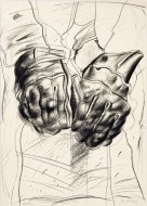 Γάντια ανδρός, 1976, λιθιγραφία,80/100, 70 x 50 εκ., αρ. κτ. 3117