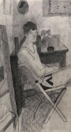 Στο Καρπενήσι, μολύβι σε χαρτί, 29.8 x 16.5 εκ., αρ. κτ. 3742