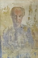 Πορτρέτο Πάρη Τσέβα, 2010, αυγοτέμπερα σε χαρτί, 55 x 36.5 εκ., αρ. κτ. 4143